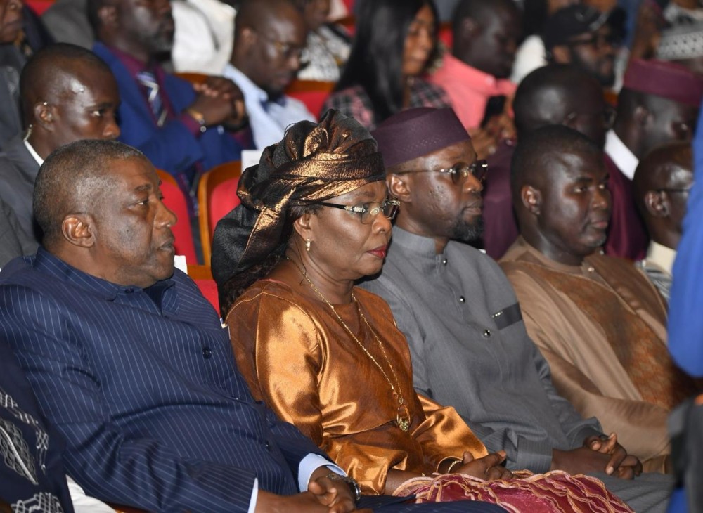 Lors de la c&eacute;r&eacute;monie d&rsquo;ouverture d&rsquo;ECOFEST