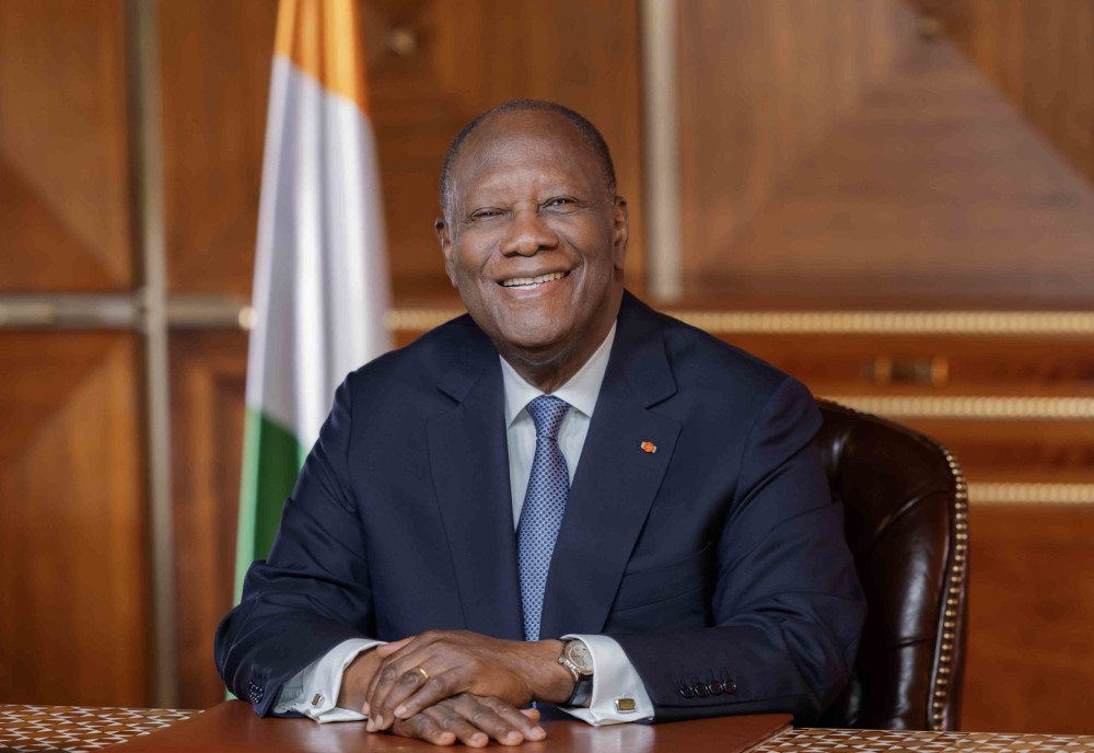 Son Excellence Allassane Ouattara pr&eacute;sident de la r&eacute;publique de c&ocirc;te d'ivoire