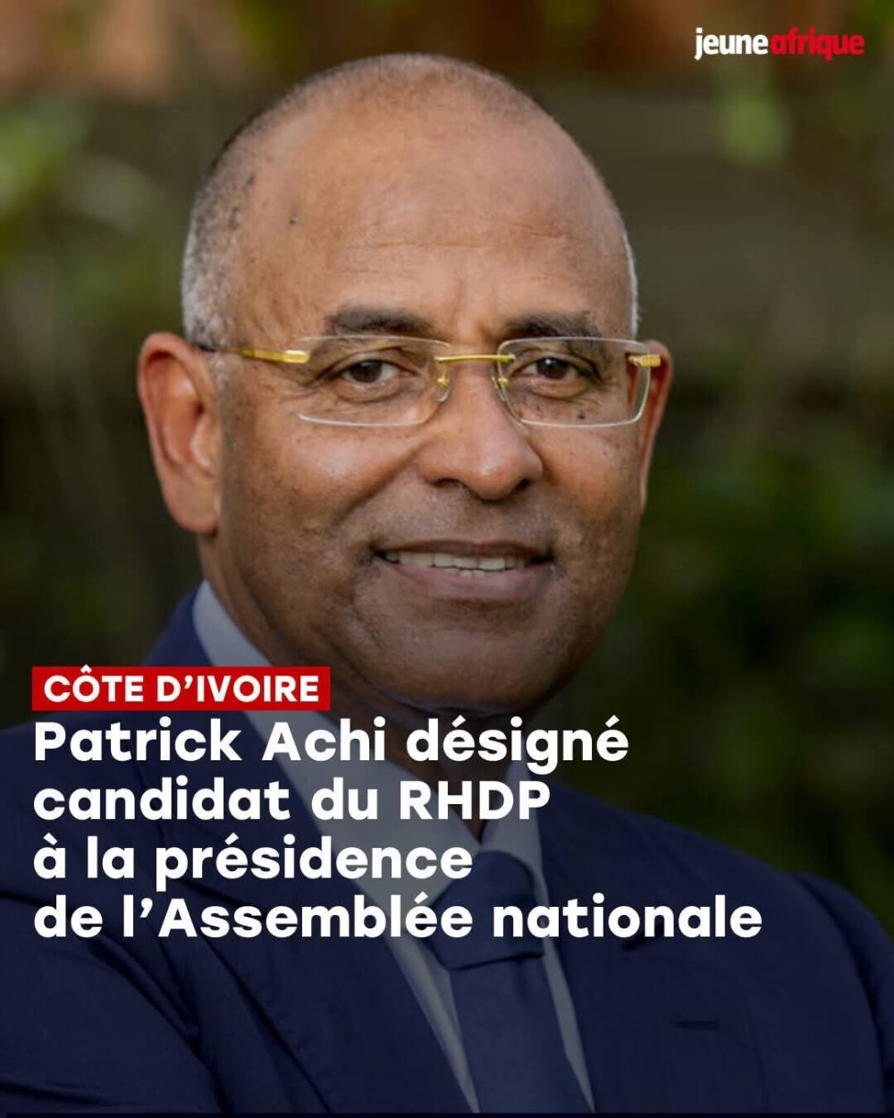 Patrick Achi candidat du rhdp &agrave; la pr&eacute;sidence de l'Assembl&eacute;e nationale