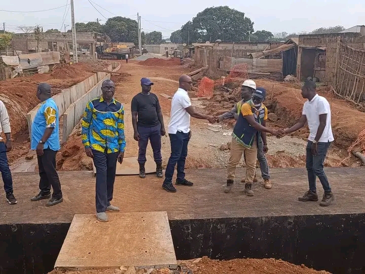 La ville de Tanda en pleine chantier re&ccedil;oit la visite de ses autorit&eacute;s municipales