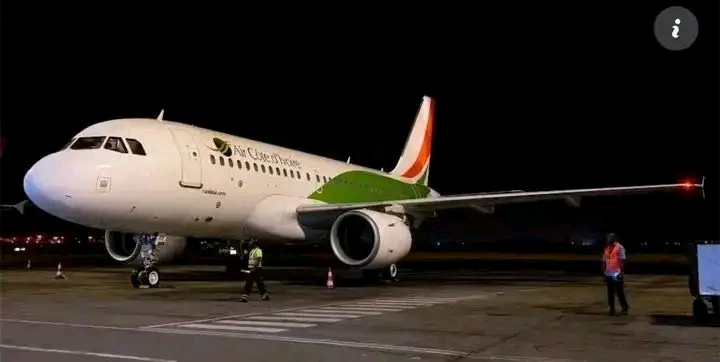 Air Ivoir &agrave; l'a&eacute;roport de Niamey