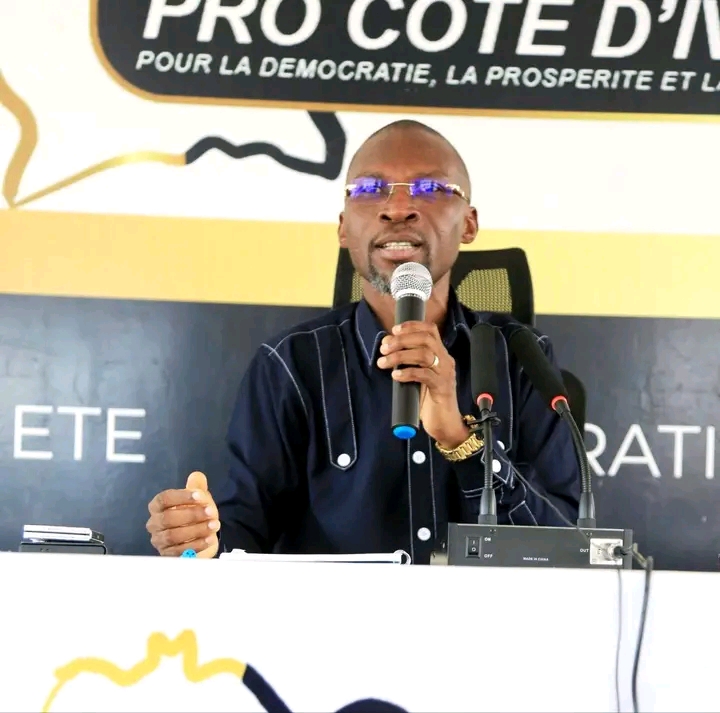 K&eacute;vin FI&Eacute;NI, pr&eacute;sident du parti politique Pro- C&ocirc;te d'Ivoire