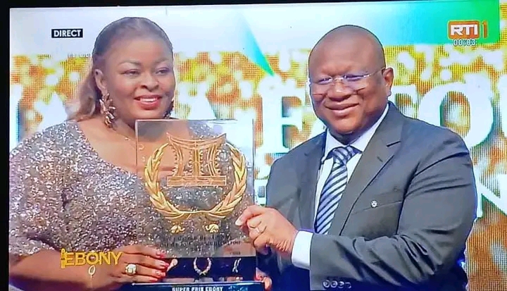 La journaliste Sylla Gnama Fatoumata, de Fraternit&eacute; Matin,  Ebony 2025