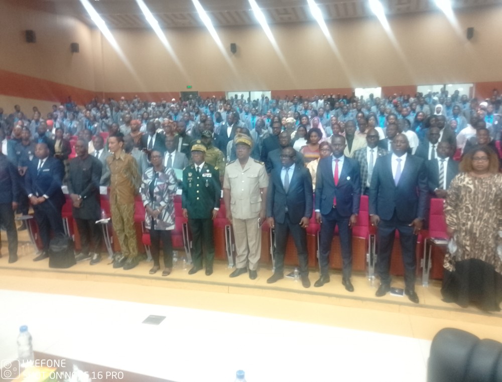 Une vue de la c&eacute;r&eacute;monie d'ouverture