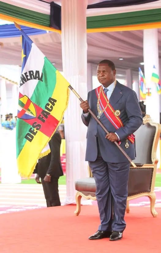 Le pr&eacute;sident Faustin-Archange Touadera de  la R&eacute;publique centrafricaine (RCA)
