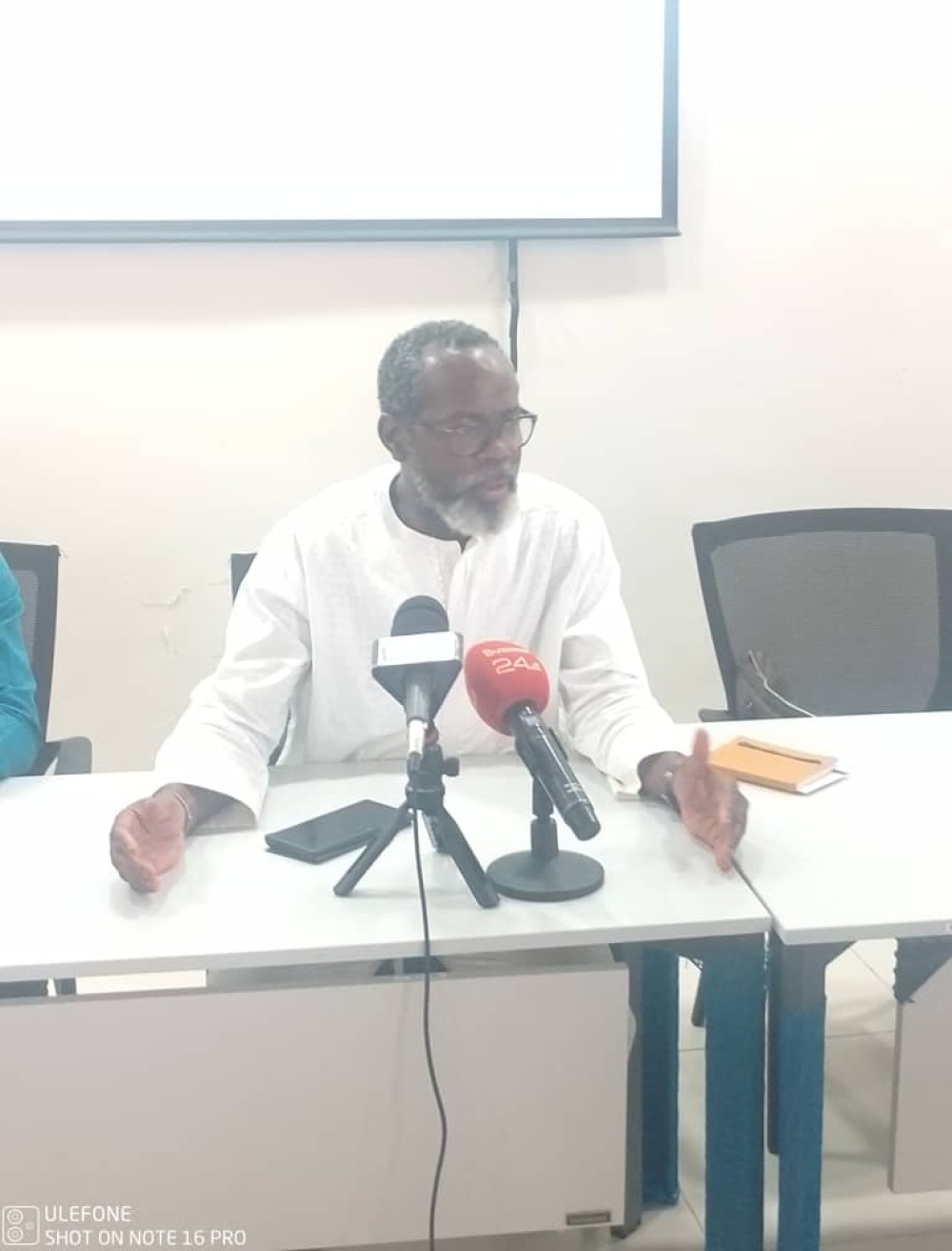 Mahaman Daouda Coulibaly, pr&eacute;sident du Rotary Club du Gontougo.