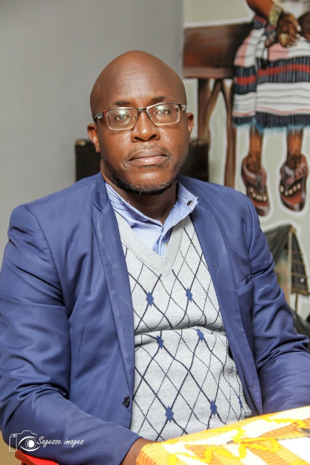 Franck Memel Alain, pr&eacute;sident de l'UJCG