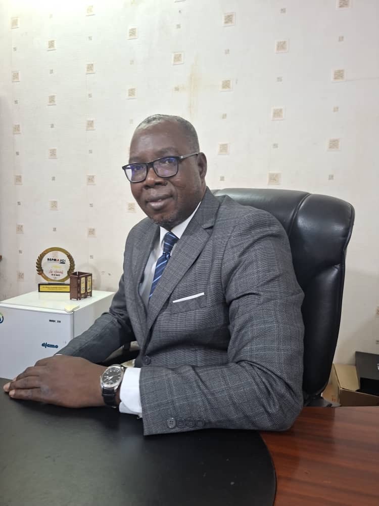 Jean Claude Coulibaly, pr&eacute;sident sortant de l'UNJCI