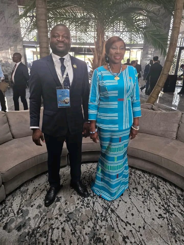 Le maire Ouattara Anzoumana depuis Tanger au Maroc aux c&ocirc;t&eacute;s de la pr&eacute;sidente du s&eacute;nat de c&ocirc;te d'ivoire