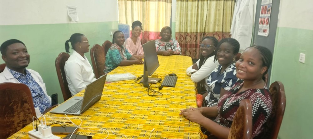 Une vue de la d&eacute;l&eacute;gation ivoirienne aux c&ocirc;t&eacute;s de leurs homologues du Ghana