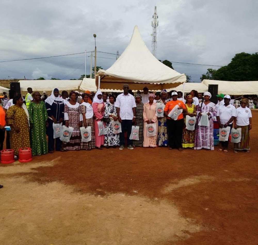 Les femmes de 11 quartiers et villages de Yamoussoukro &agrave; l'honneur