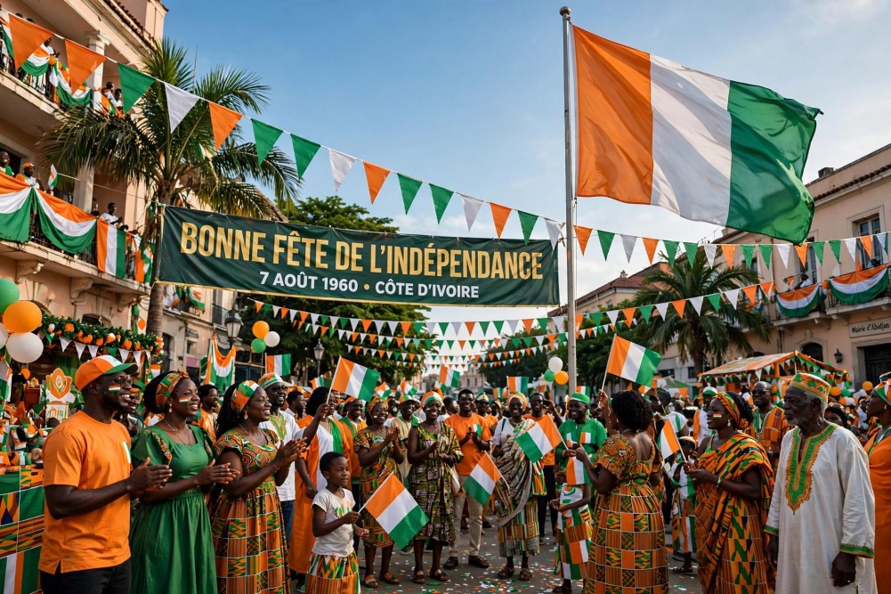 Bonne f&ecirc;te d'ind&eacute;pendance,(image d'archives)