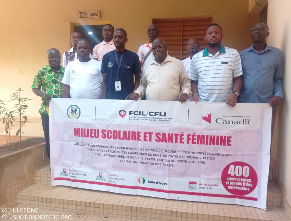 Au lyc&eacute;e moderne Bad de Kounfao, le projet  de l'Ong Inadec  au b&eacute;n&eacute;fice de la jeune fille en situation de vuln&eacute;rabilit&eacute; rentre dans sa phase op&eacute;rationnelle.