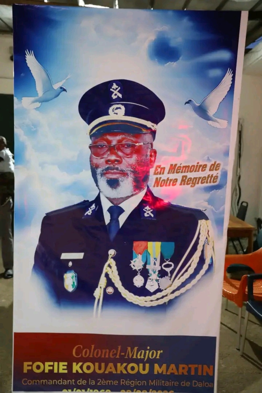 Colonel-Major Fofi&eacute; Kouakou Martin., un homme, un destin.